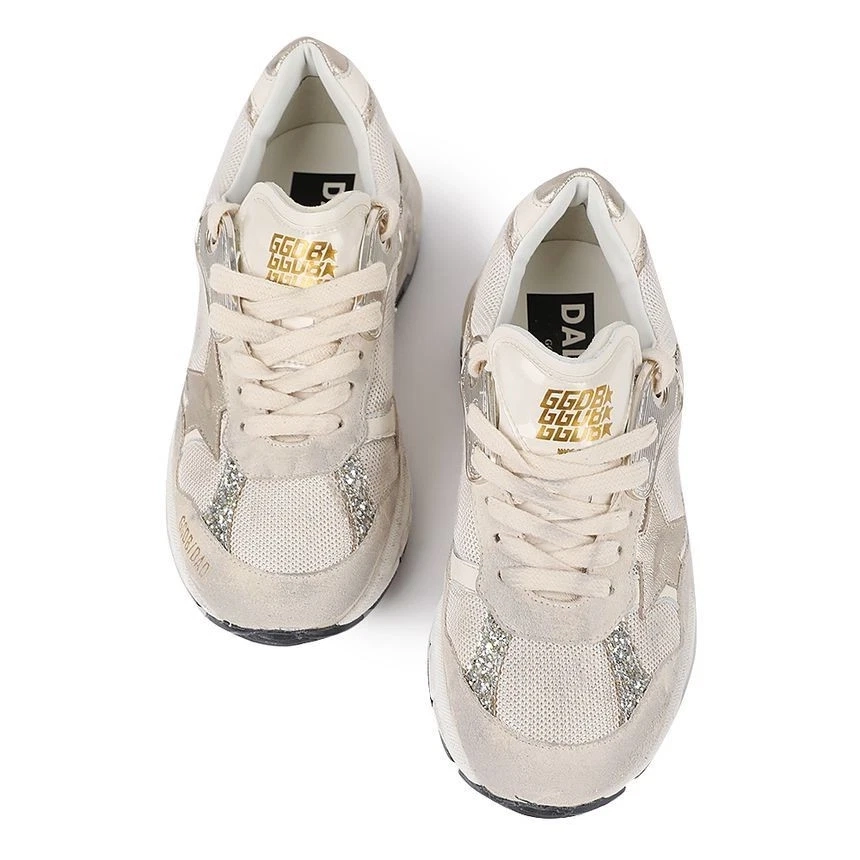 Classic Distressed Golden Goose Sneakers Side View