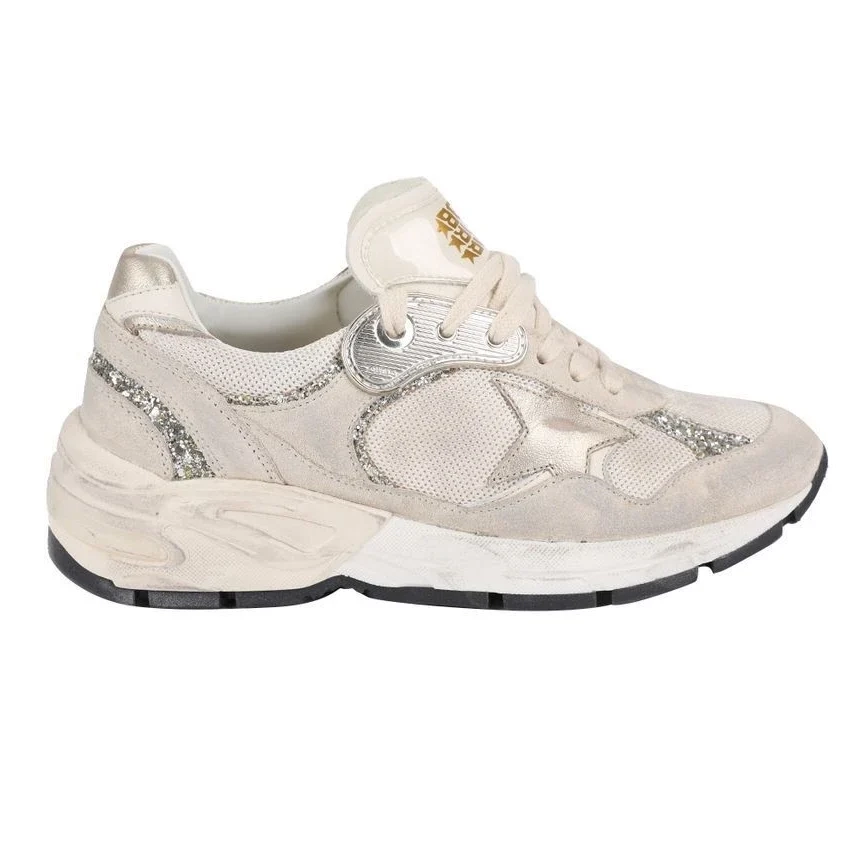 Classic Distressed Golden Goose Sneakers Front View
